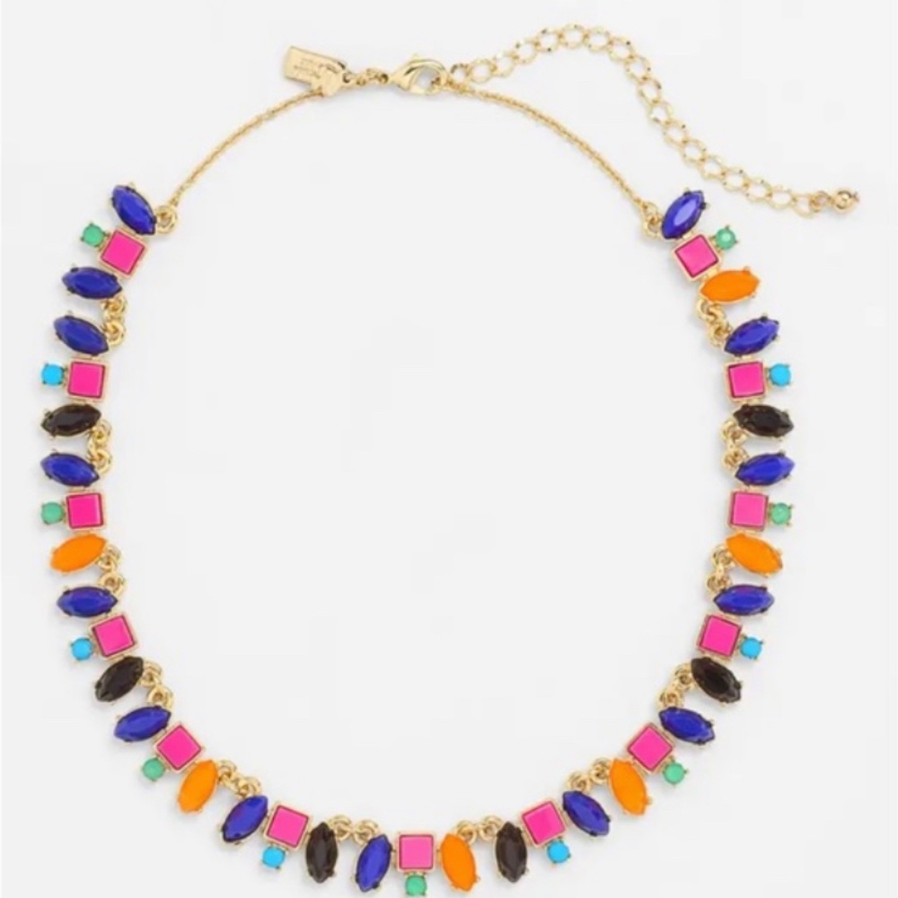Kate Spade Goldtone Metropolis Mosaic Collar Necklace - Like New Condition